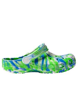 Kids' Crocs Classic Clogs, Marbled, New