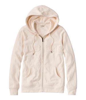Women's L.L.Bean 1912 Sweatshirt, Full-Zip Hooded Logo, New