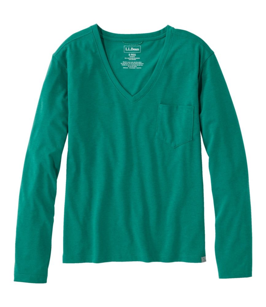 Women's Vista Camp V-Neck Pocket Tee, Long-Sleeve