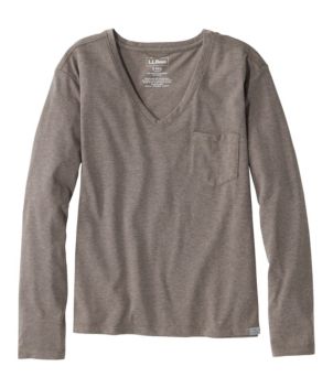Women's Vista Camp V-Neck Pocket Tee, Long-Sleeve, New
