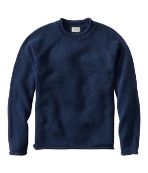 Men's Bean's Classic Ragg Wool Sweater, Rollneck, New