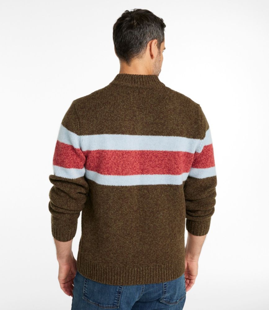 Men's L.L.Bean Classic Ragg Wool Sweater, Henley, Stripe