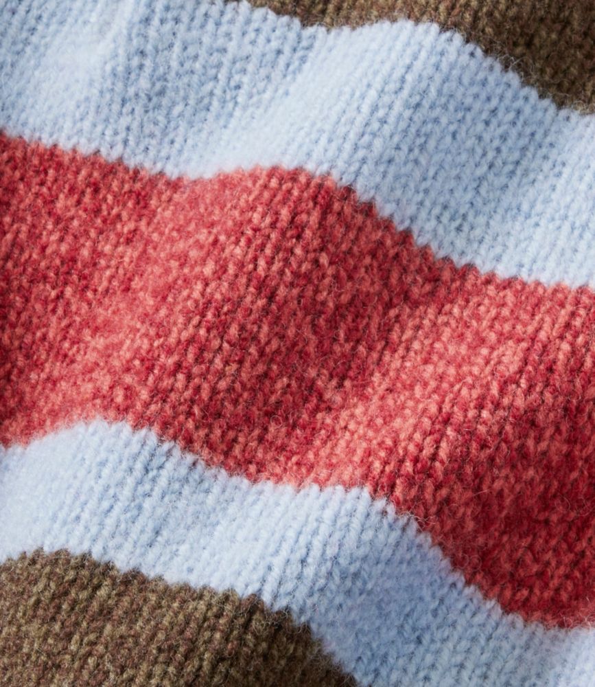 Men's L.L.Bean Classic Ragg Wool Sweater, Henley, Stripe