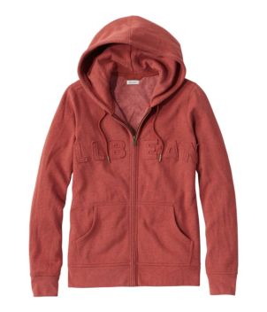 Women's L.L.Bean 1912 Sweatshirt, Full-Zip Hooded Logo, New