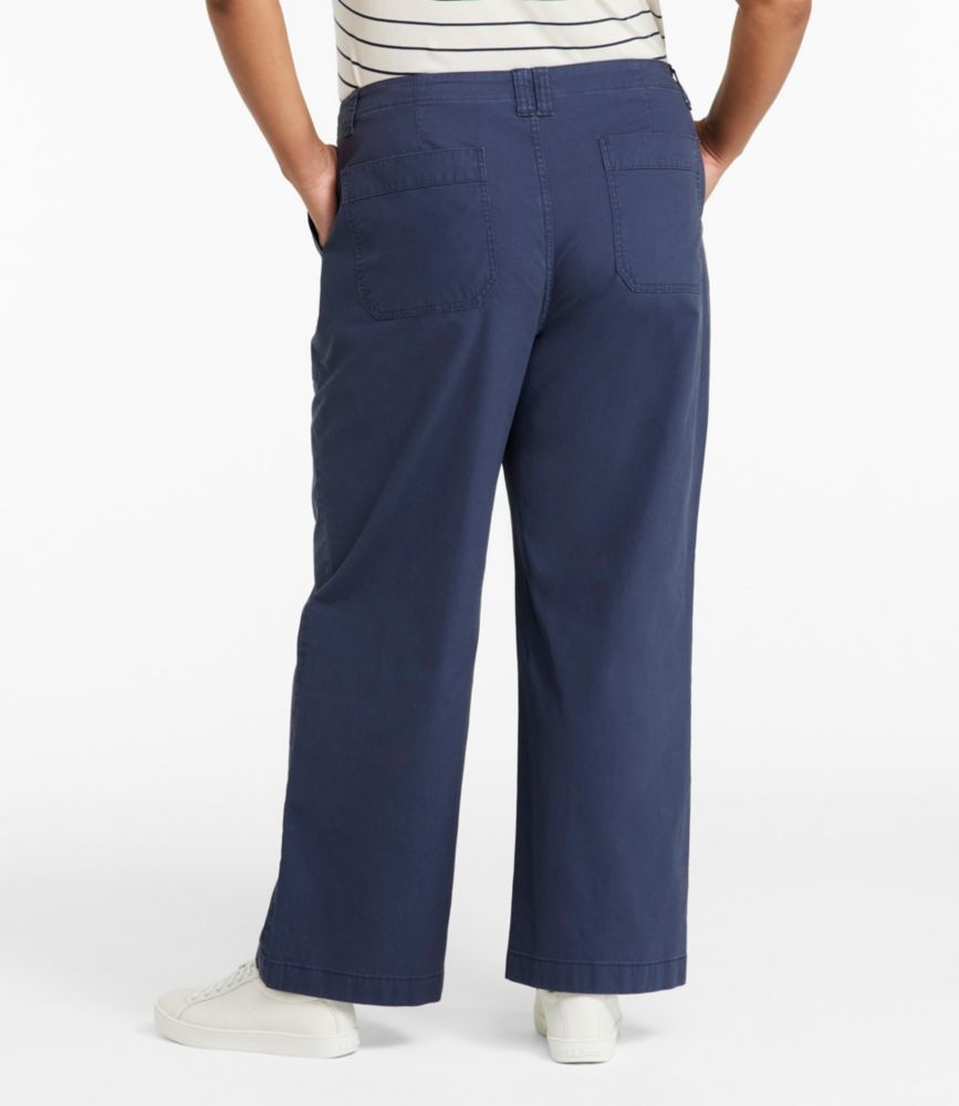 Women's 207 Vintage Cotton Canvas Pants, High-Rise Wide-Leg, Thyme, small image number 3