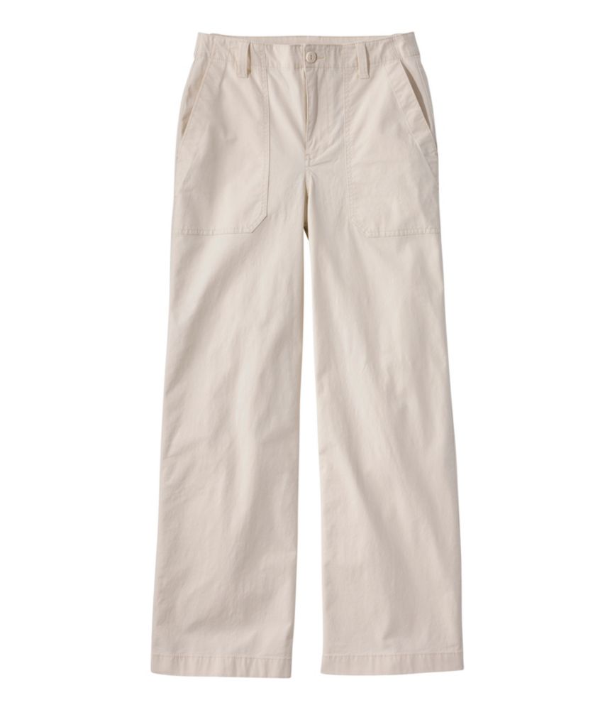 Women's 207 Vintage Cotton Canvas Pants, High-Rise Wide-Leg