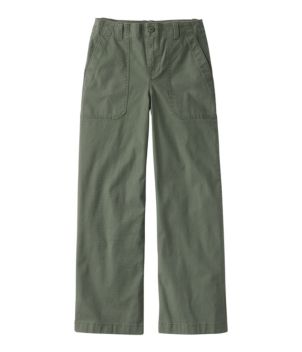 Women's 207 Vintage Cotton Canvas Pants, High-Rise Wide-Leg, New