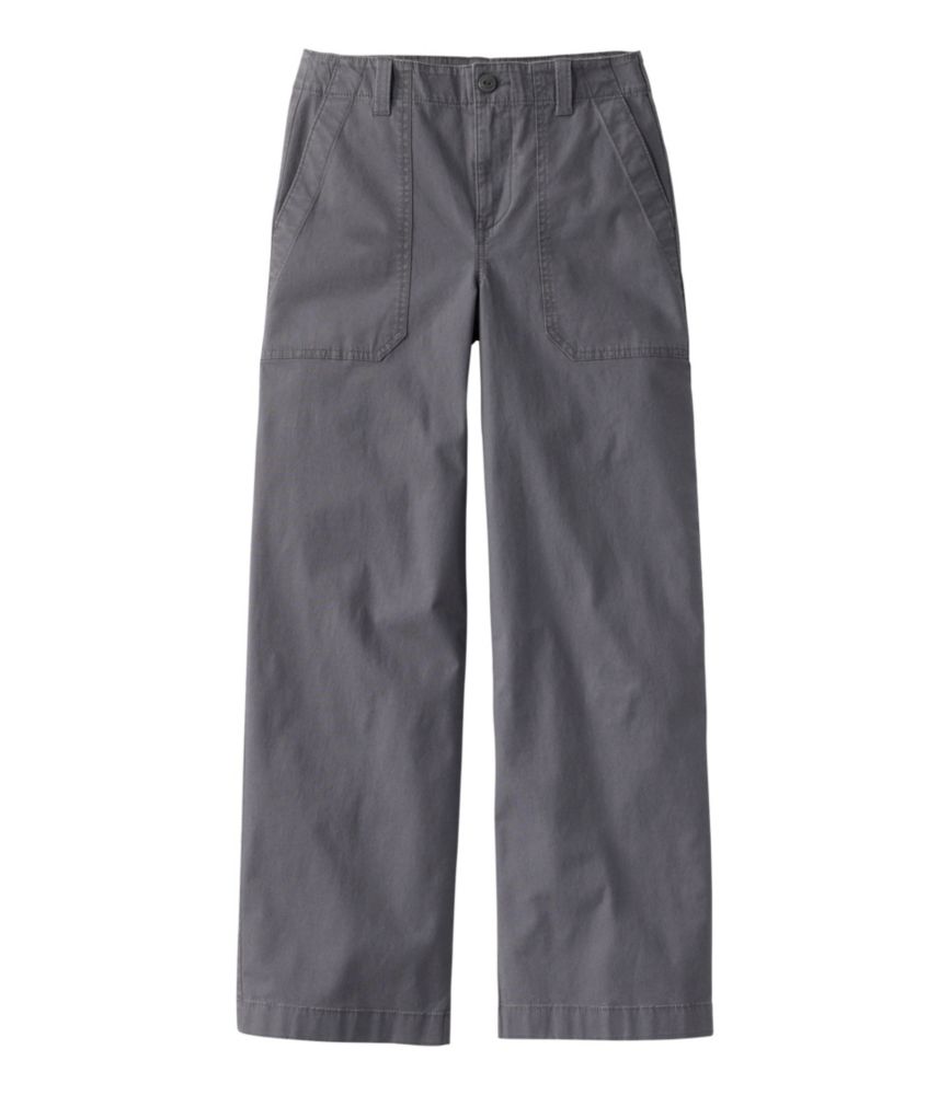 Women's 207 Vintage Cotton Canvas Pants, High-Rise Wide-Leg