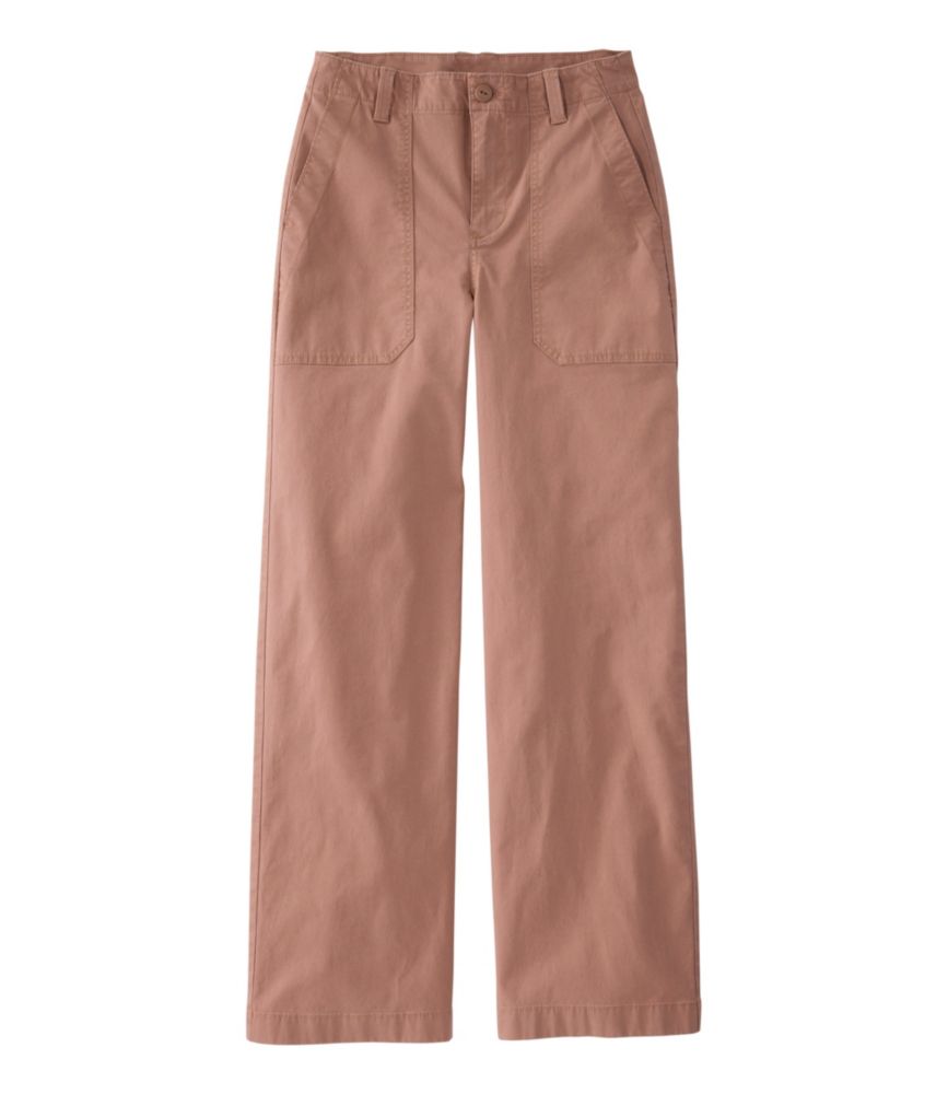 Women's 207 Vintage Cotton Canvas Pants, High-Rise Wide-Leg