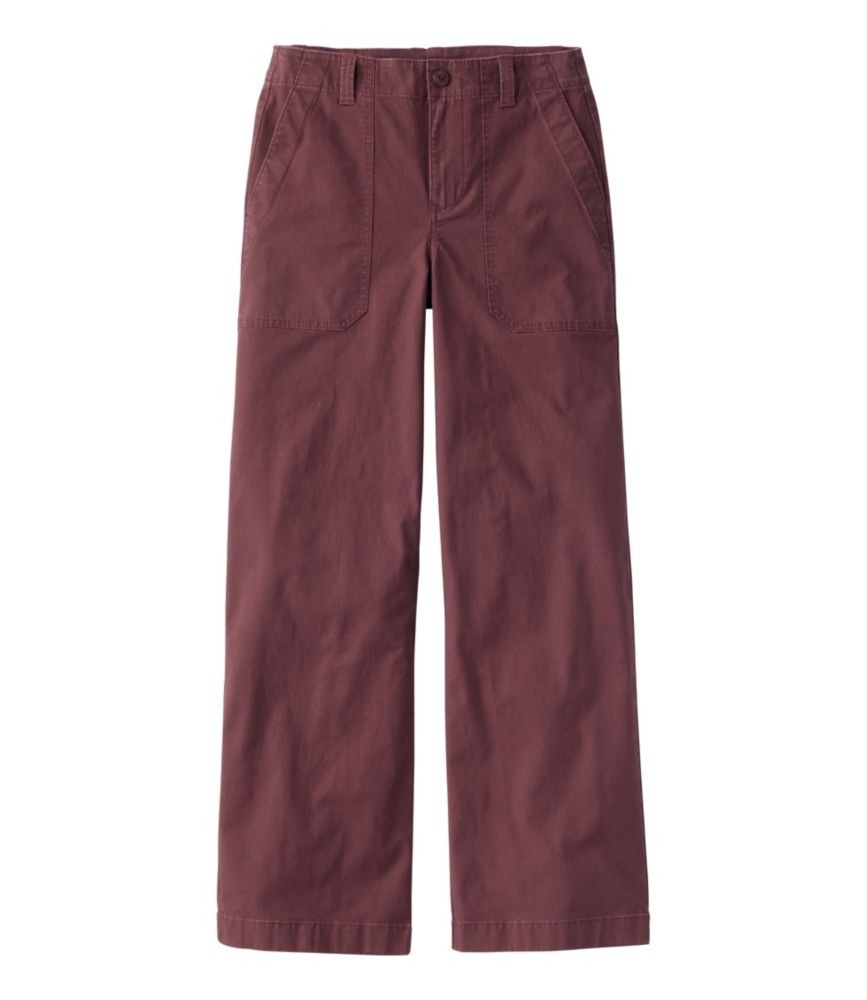 Women's 207 Vintage Cotton Canvas Pants, High-Rise Wide-Leg