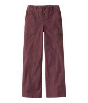 Women's 207 Vintage Cotton Canvas Pants, High-Rise Wide-Leg, New
