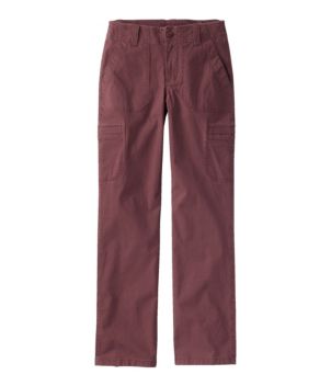 Women's 207 Vintage Cotton Canvas Pants, Mid-Rise Straight-Leg Cargo, New