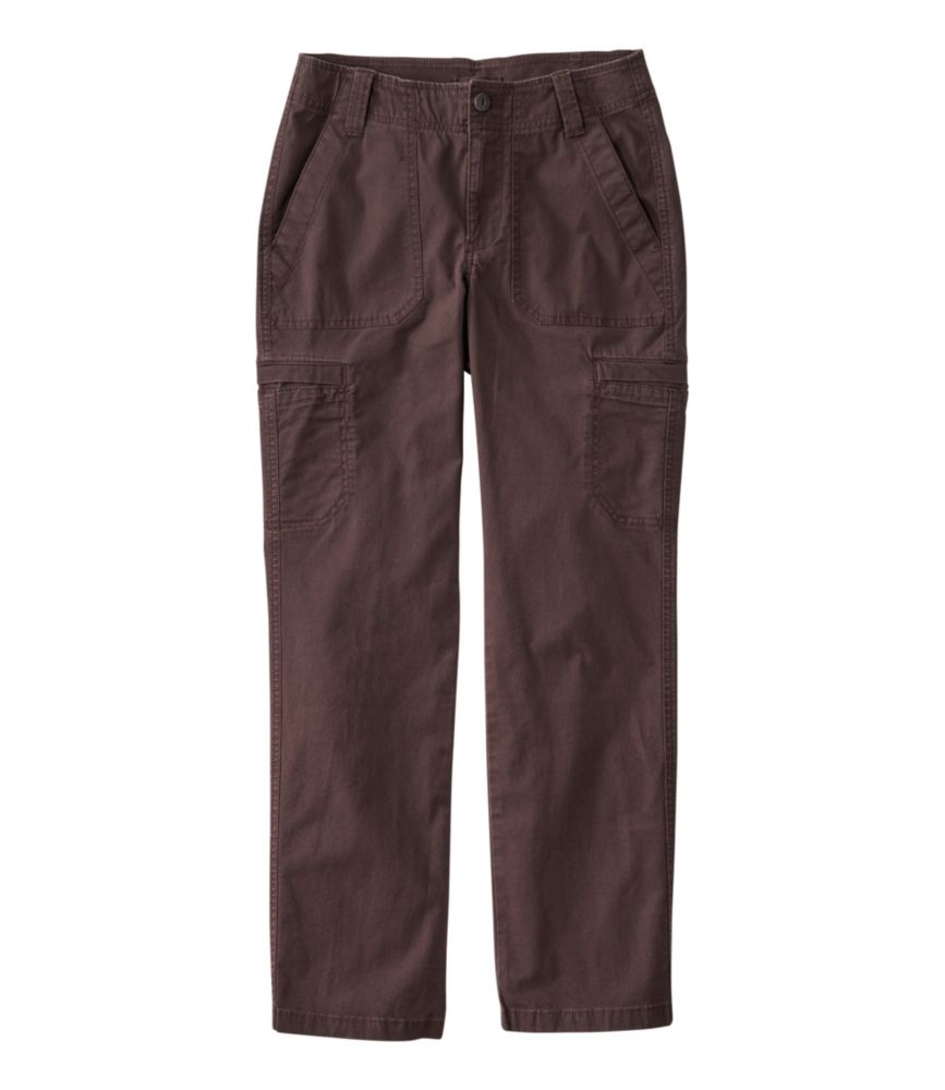 Women's 207 Vintage Cotton Canvas Pants, Mid-Rise Straight-Leg Cargo