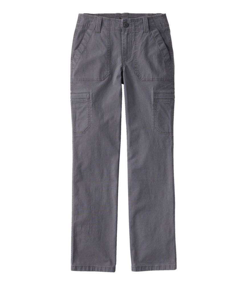 Women's 207 Vintage Cotton Canvas Pants, Mid-Rise Straight-Leg Cargo