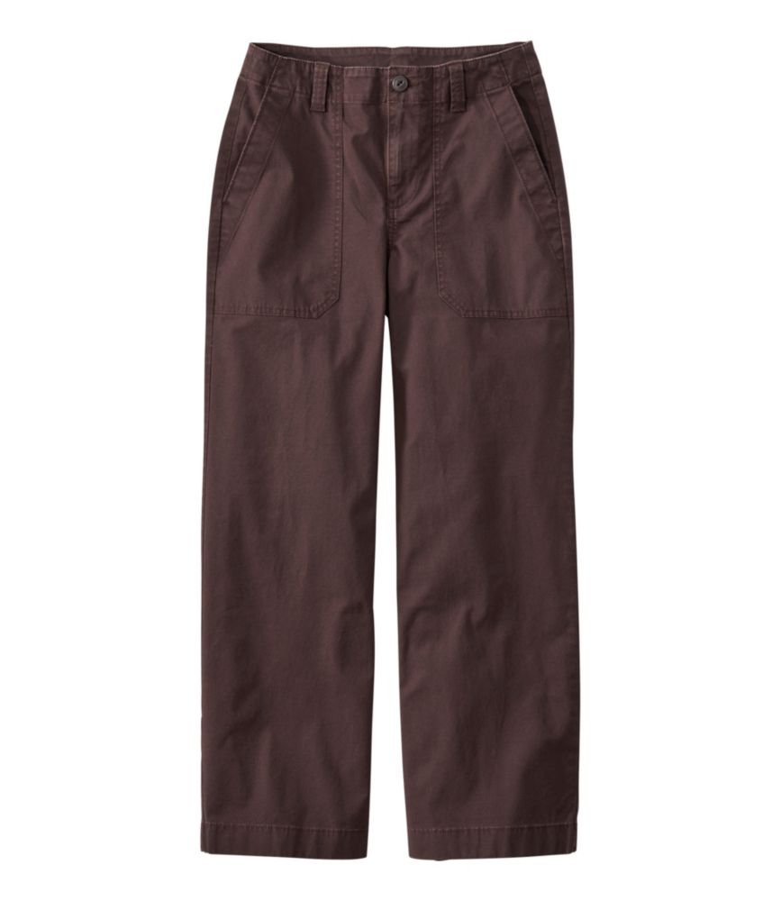 Women's 207 Vintage Cotton Canvas Pants, High-Rise Wide-Leg
