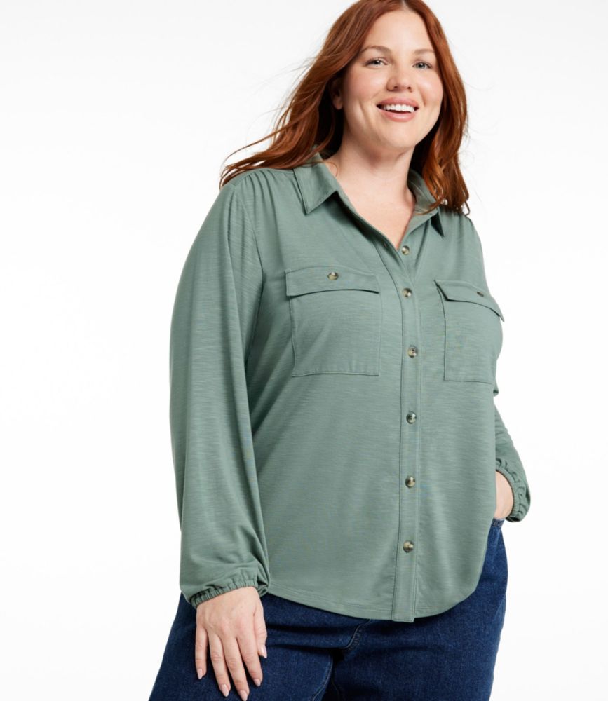 Camden Hills Tee, Button-Front Shirt