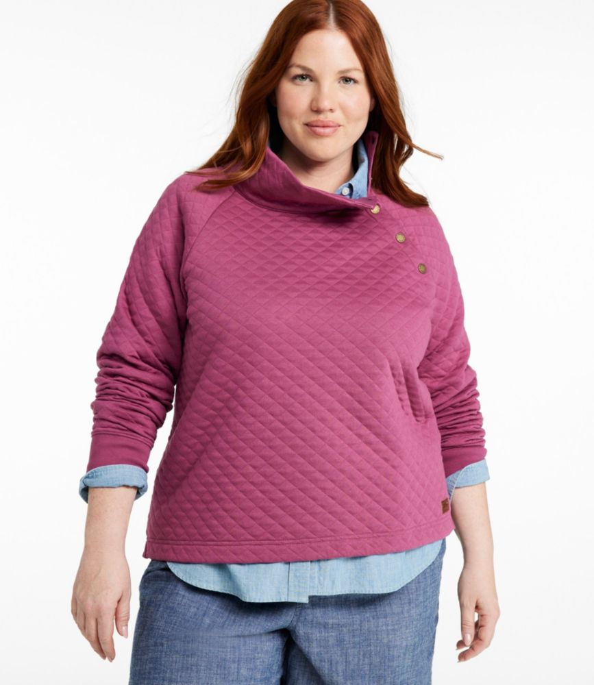 Women's Quilted Sweatshirt