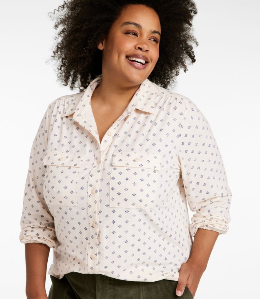 Women's Camden Hills Button Front Shirt, Print