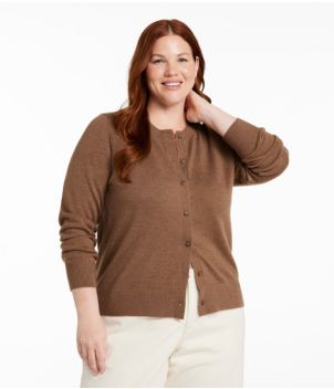 Women's Essential Merino Wool Sweater, Cardigan, New