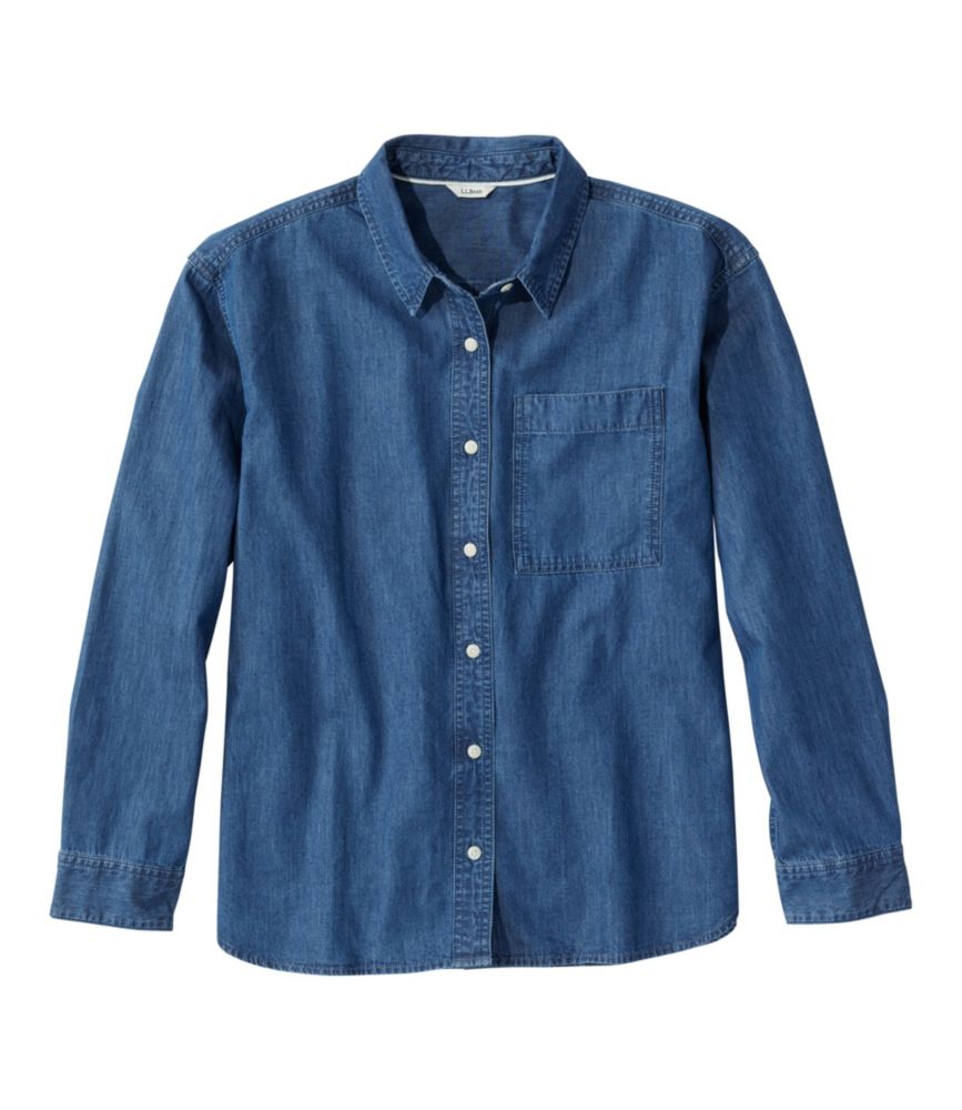 Women's L.L.Bean Denim Boyfriend Shirt