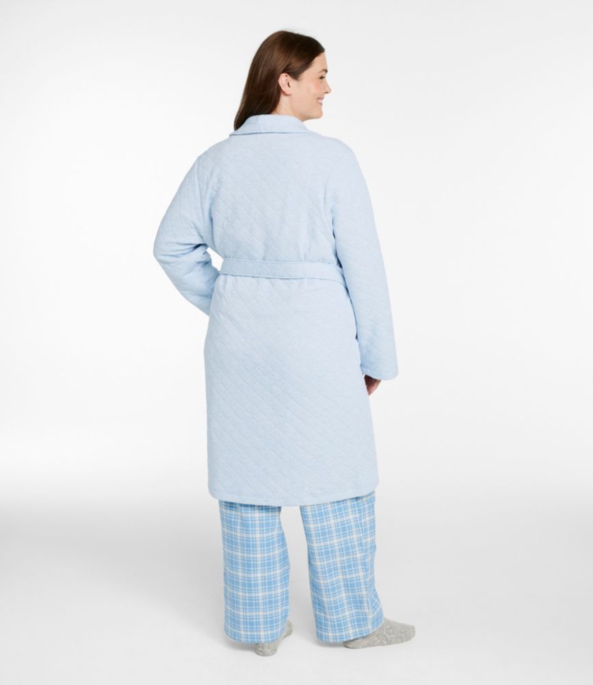 Women's Quilted Robe, Washed Orchid, small image number 3