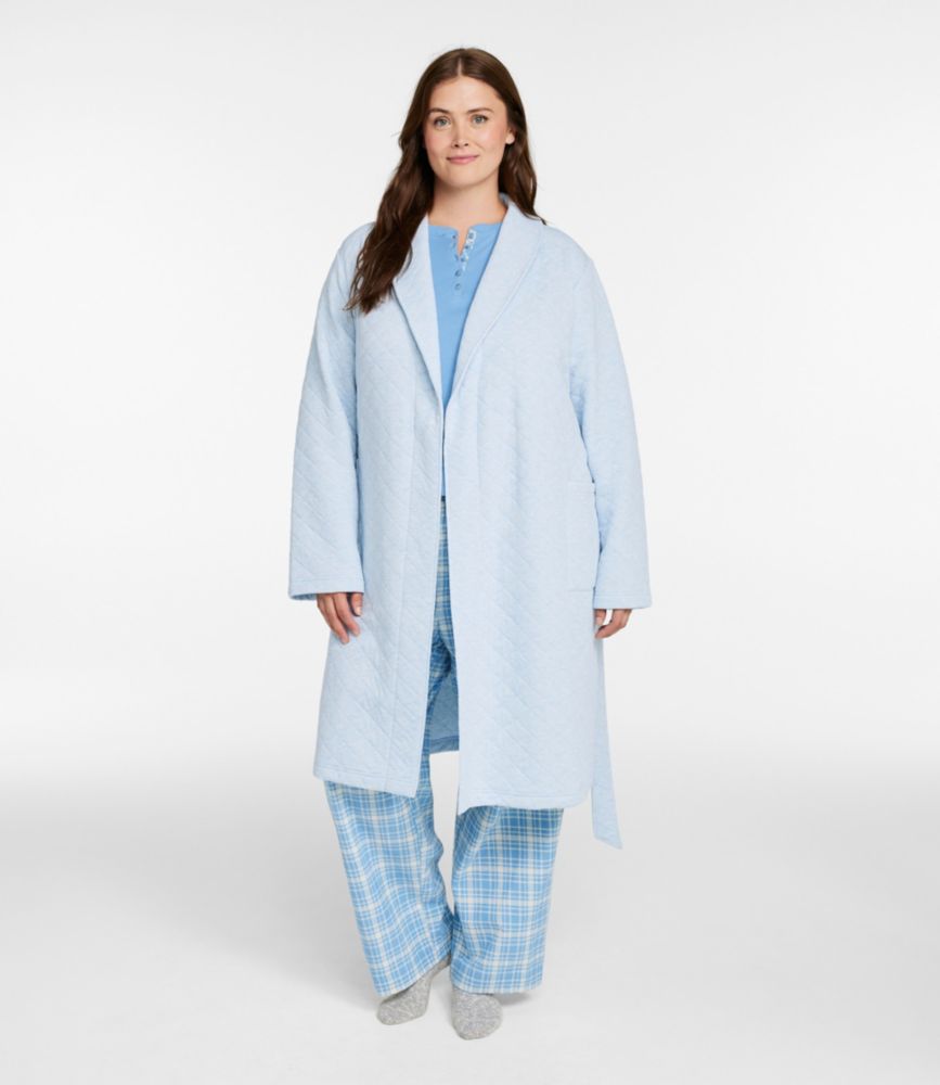 Women's Quilted Robe, Washed Orchid, small image number 4