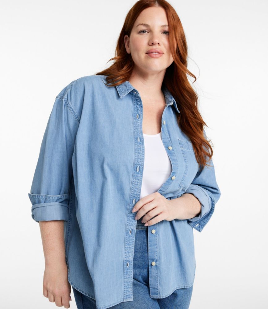 Women's L.L.Bean Denim Boyfriend Shirt