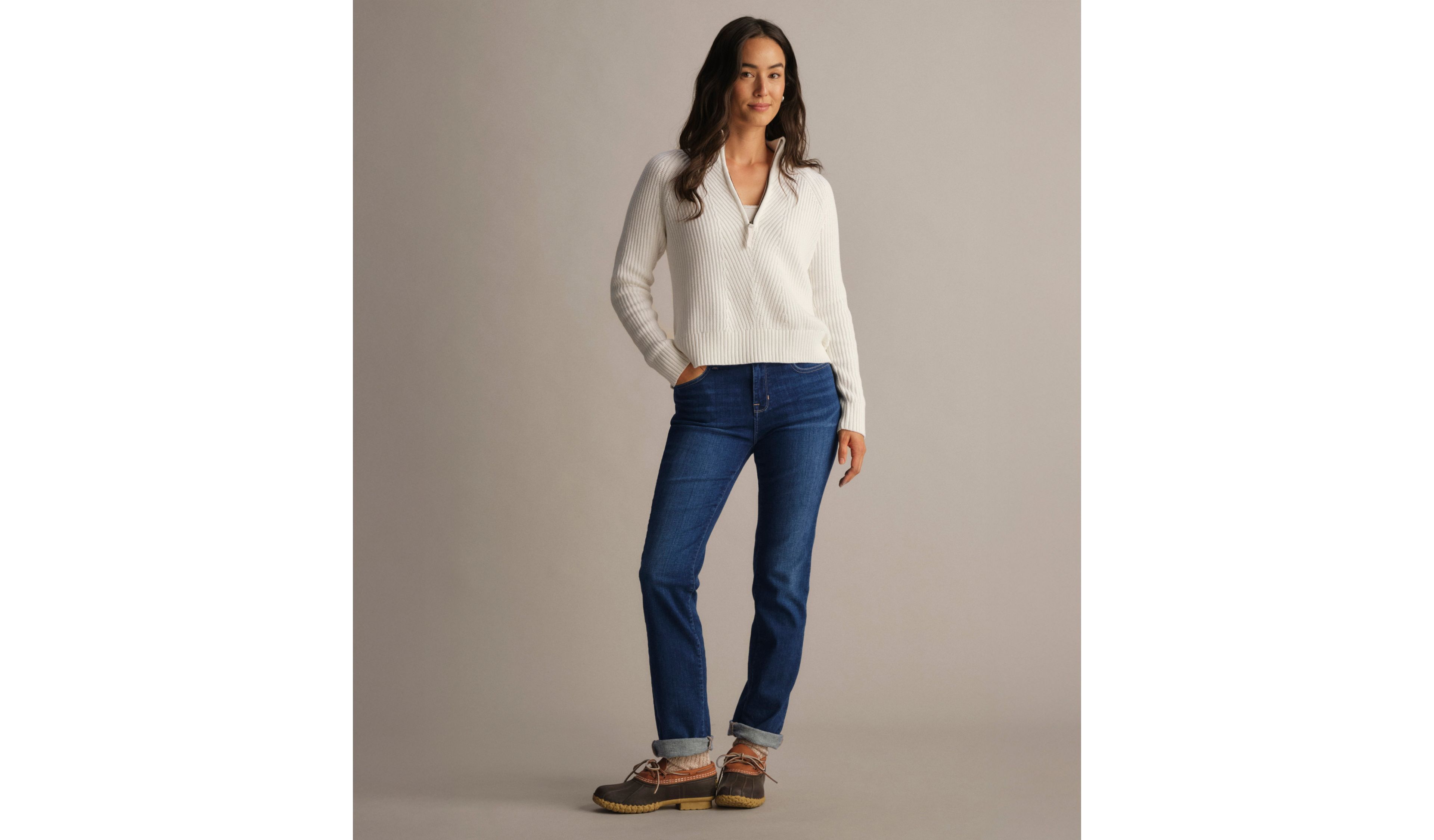 Women's Mariner Shaker Sweater, Quarter-Zip