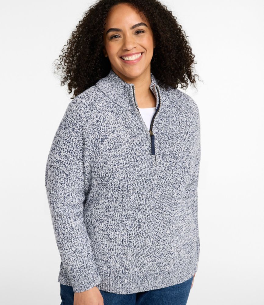 Women's Mariner Shaker Sweater, Quarter-Zip