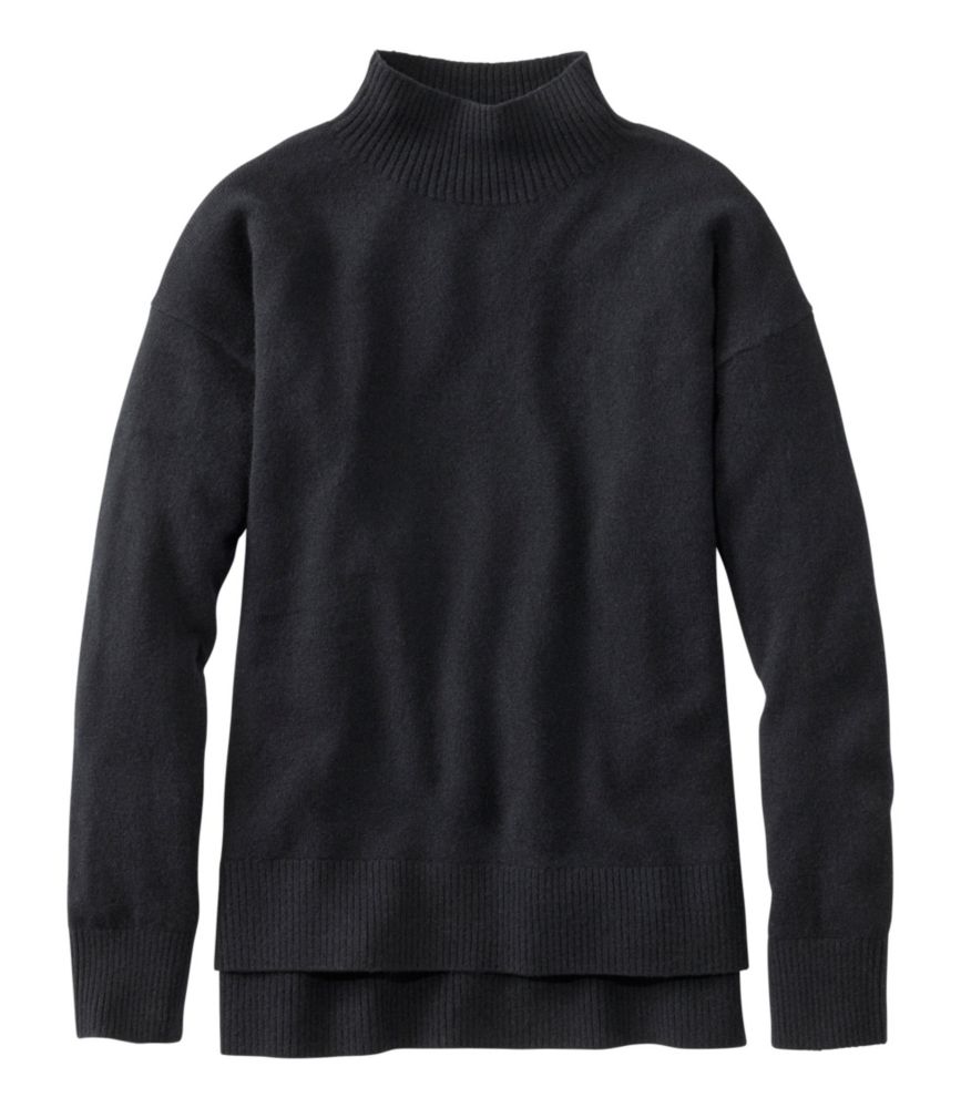 Women's Classic Cashmere Sweater, Relaxed Mockneck