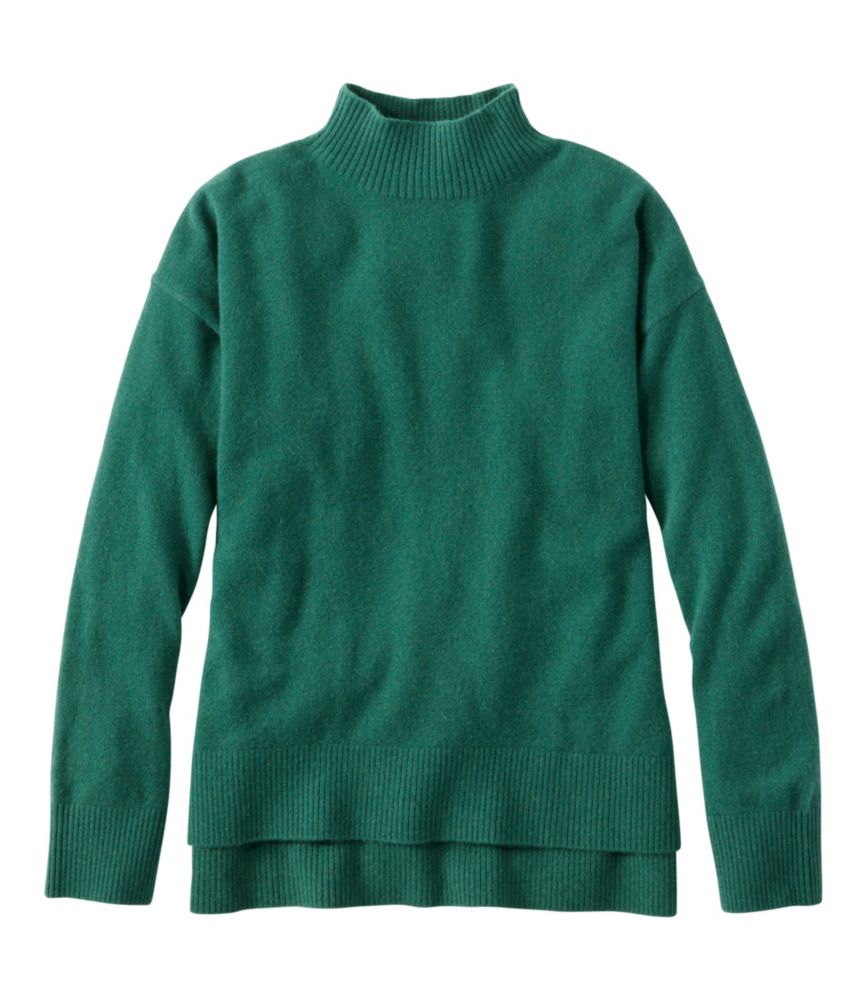Women's Classic Cashmere Sweater, Relaxed Mockneck