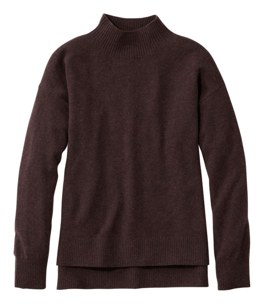 Women's Classic Cashmere Sweater, Relaxed Mockneck