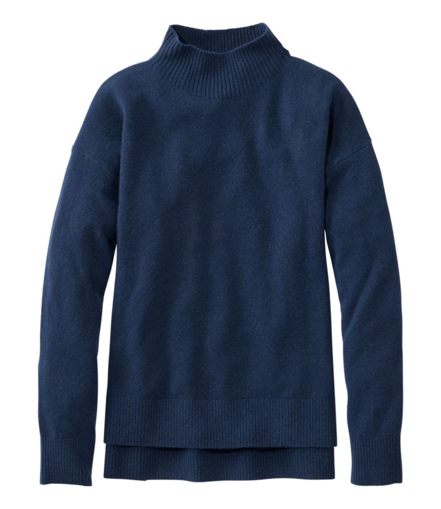 Women's Classic Cashmere Sweater, Relaxed Mockneck