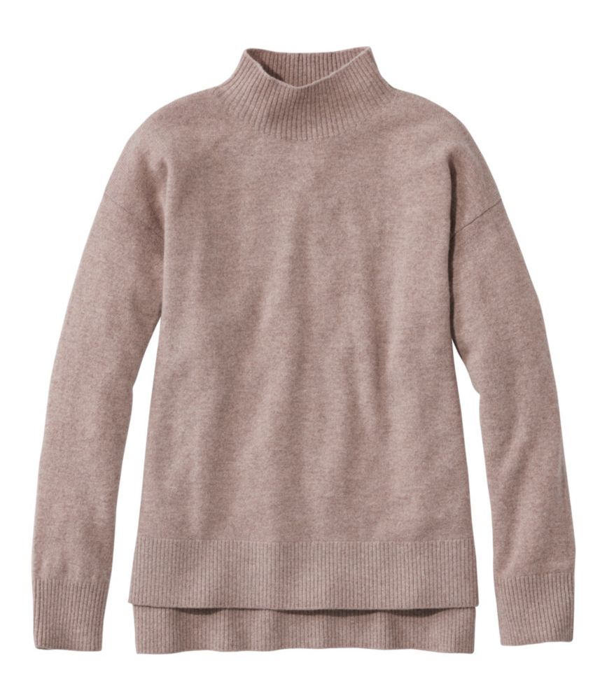 Women's Classic Cashmere Sweater, Relaxed Mockneck