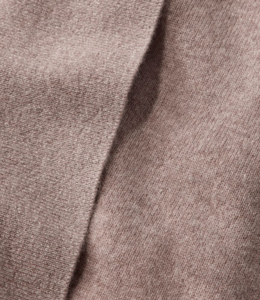 Women's Classic Cashmere Sweater, Relaxed Cardigan, Camel Heather, small image number 5