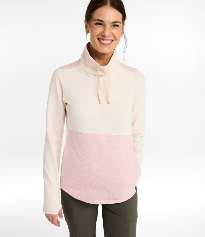 Women's Bean's Cozy Mixed Knits Pullover, Colorblock