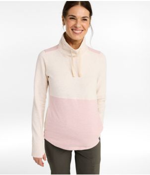 Women's Bean's Cozy Mixed Knits Pullover, Colorblock