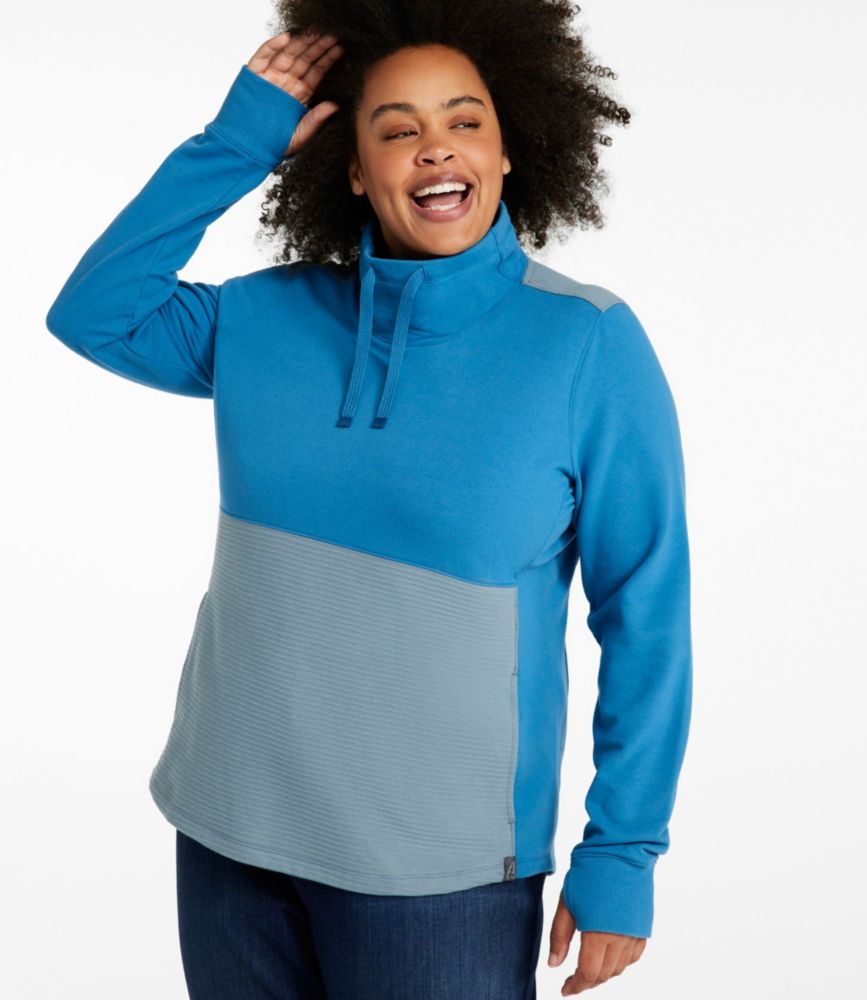 Women's Bean's Cozy Mixed Knits Pullover, Colorblock