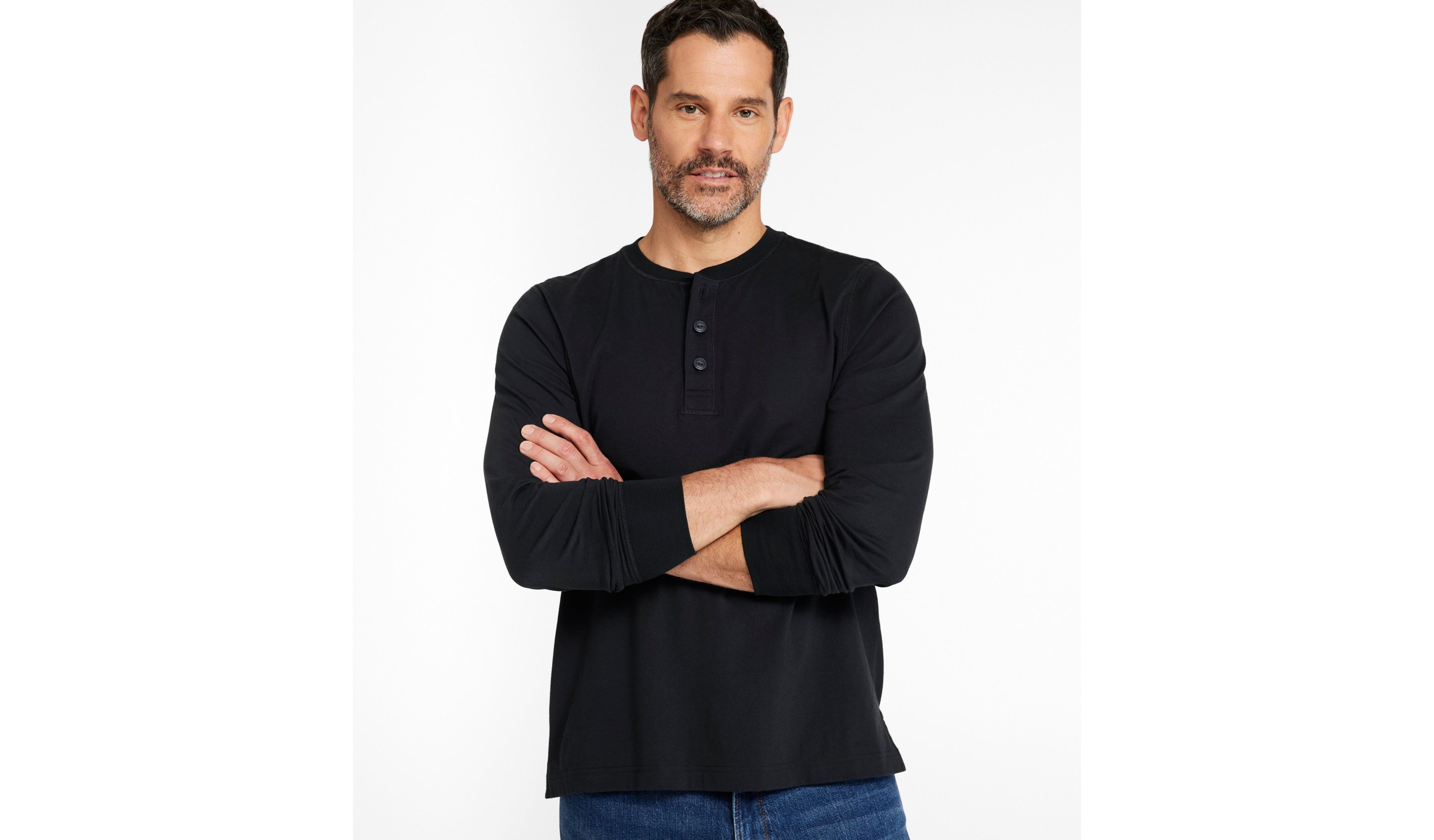 Men's Signature Northwoods Henley, Slim Fit