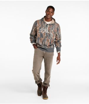 Men's Signature Camp Hoodie Sweatshirt, Print, New