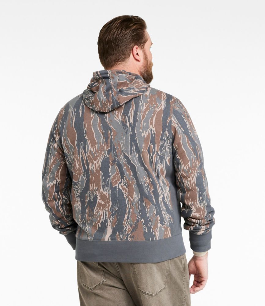 Men's Signature Camp Hoodie Sweatshirt, Print, Carbon Gray Camo, small image number 5