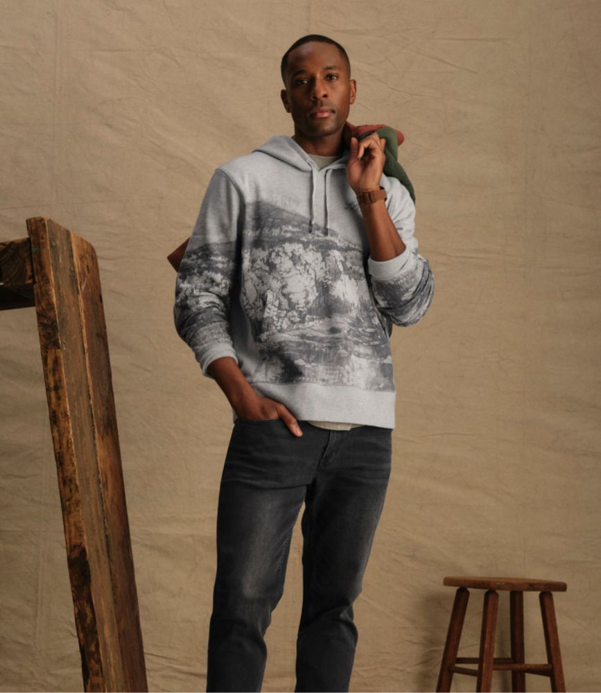Men's Signature Camp Hoodie Sweatshirt, Print