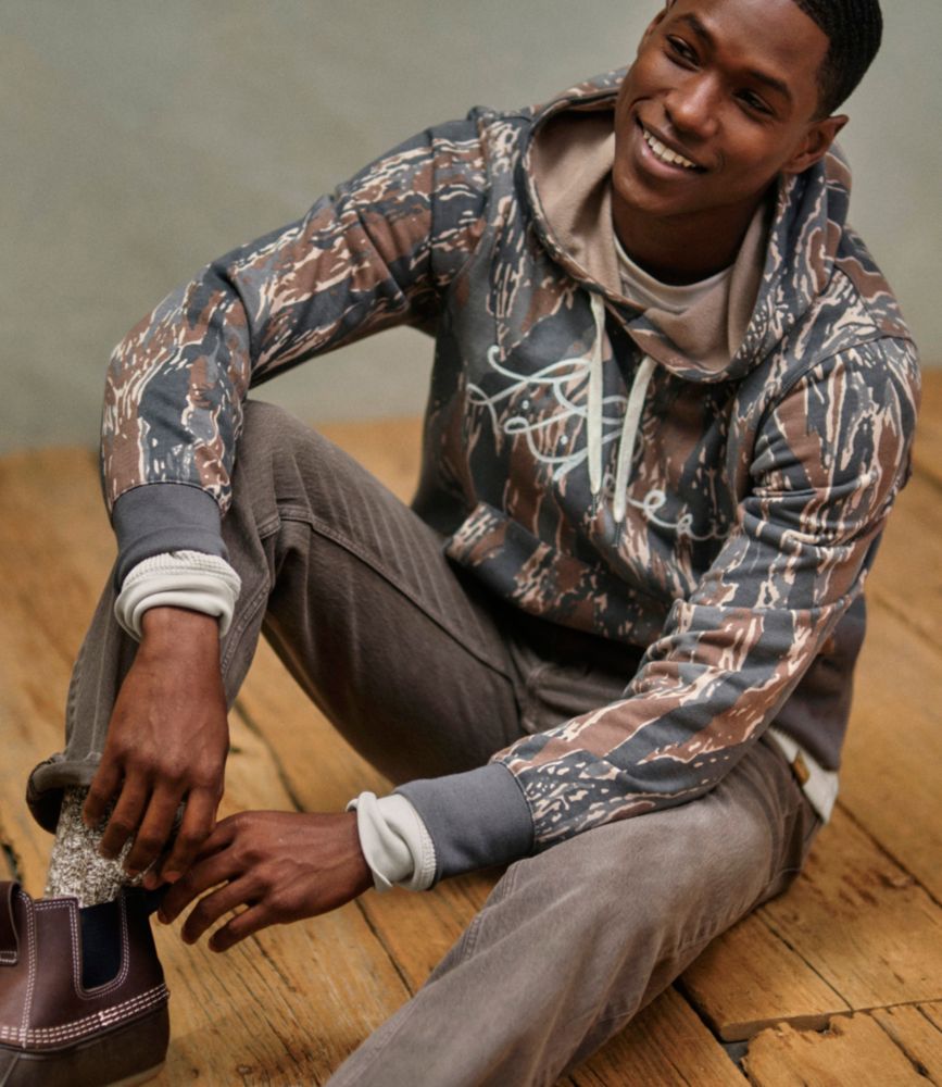 Men's Signature Camp Hoodie Sweatshirt, Print