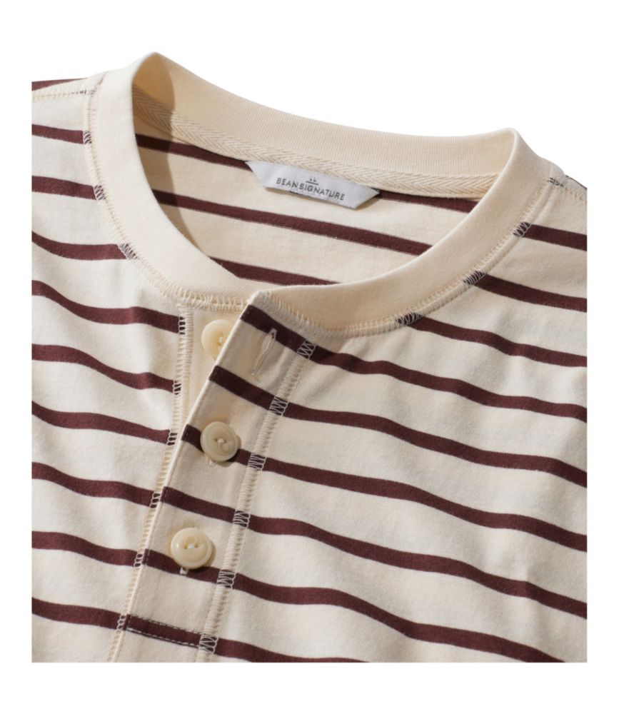 Men's Signature Northwoods Henley, Long-Sleeve, Stripe, Natural, small image number 6
