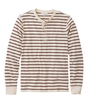 Men's Signature Northwoods Henley, Long-Sleeve, Stripe, New