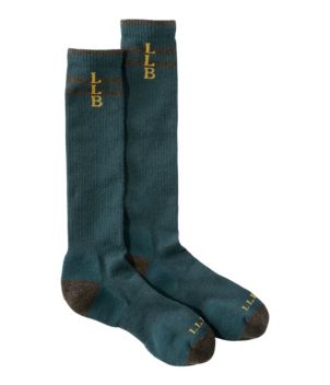 Adults' Katahdin Over the Calf Hiker Socks, Mountain Stripe, New