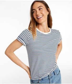 Women's Signature Premium Essential Tee, Short-Sleeve Novelty, New