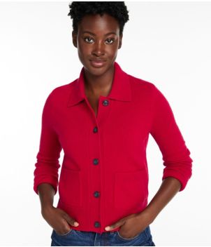 Women's Signature Camp Merino Wool Sweater, Cardigan, New