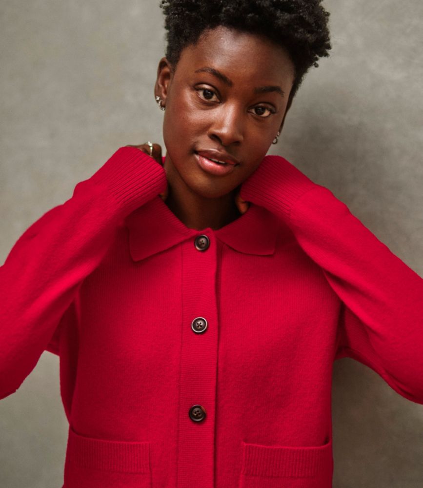 Women's Signature Camp Merino Wool Sweater, Cardigan