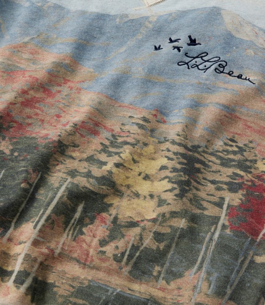 Women's Signature Camp Sweatshirt, Crewneck Print